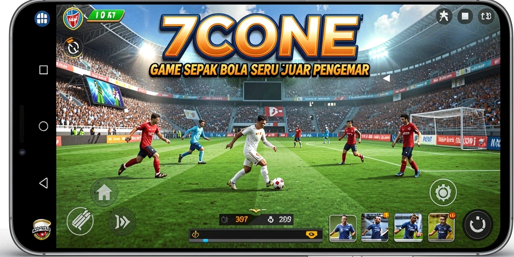 Tampilan gameplay 7CONE yang seru dan dinamis.