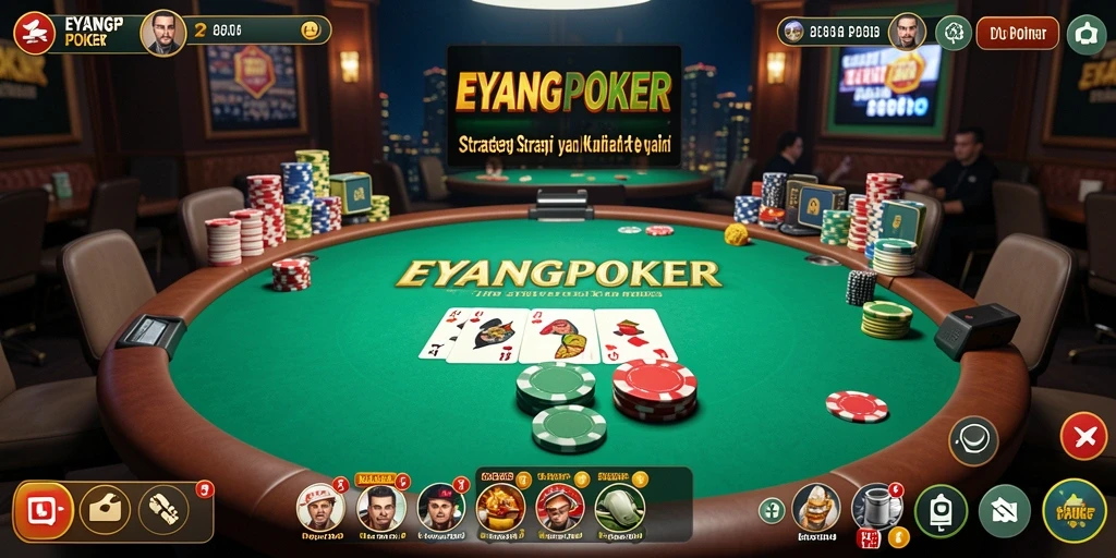 Gameplay seru dan strategis di EYANGPOKER.