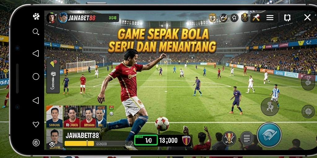 Tampilan gameplay JAWABET88 yang menegangkan dan seru.