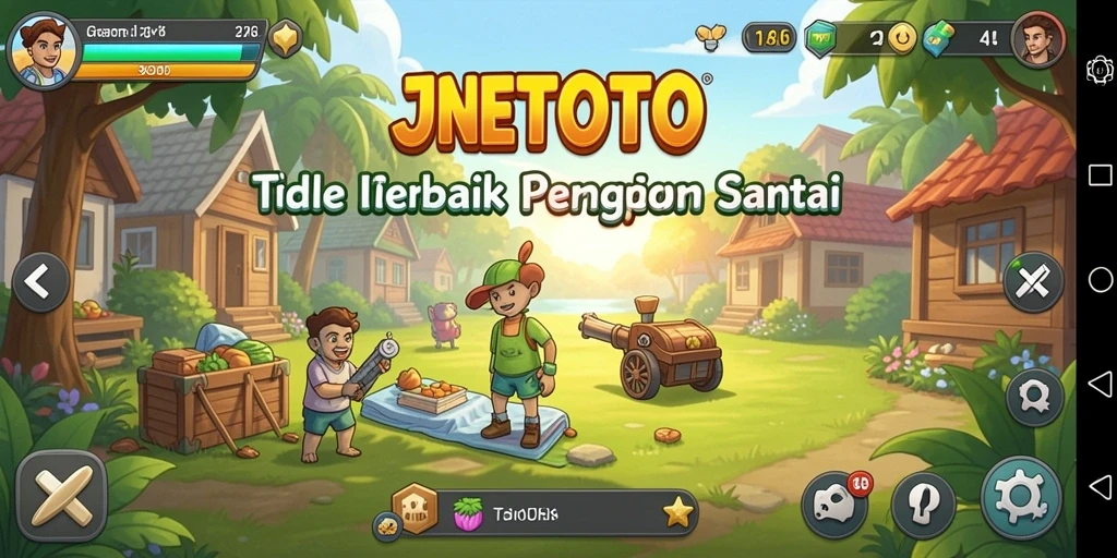Tampilan gameplay santai dan menarik di JNETOTO.