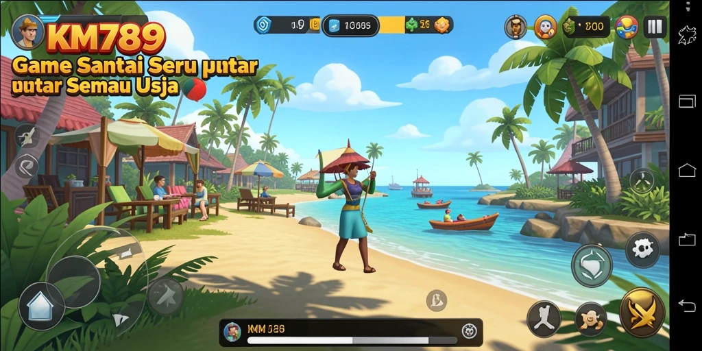 Tampilan gameplay seru dan menarik dari KM789.