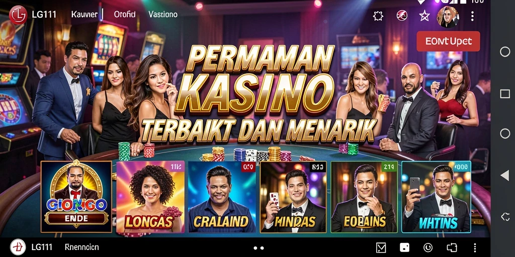 Tampilan gameplay LG111 yang menampilkan keseruan bermain kasino.