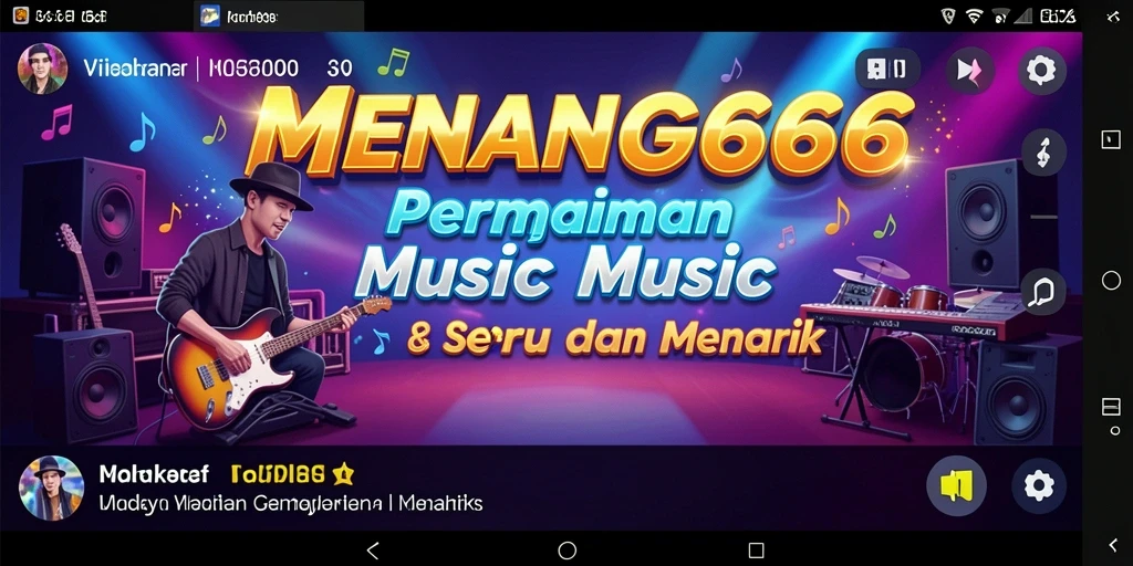 Tampilan gameplay seru dalam MENANG666 dengan berbagai pilihan musik.