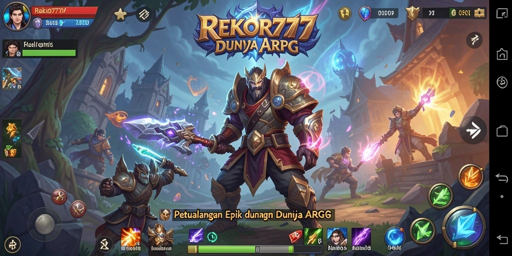 Tampilan gameplay menarik dan penuh aksi dari REKOR777.