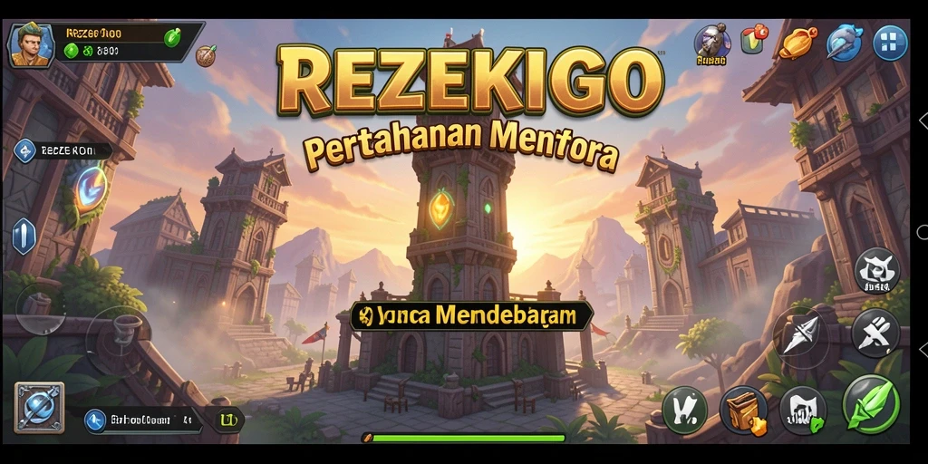 Tampilan gameplay seru dalam REZEKIGO yang menegangkan.