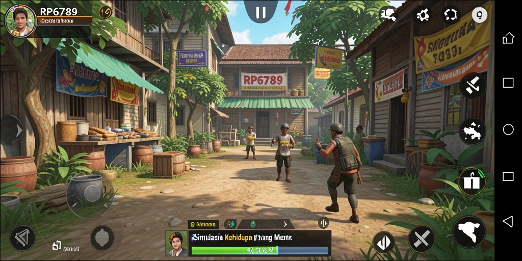 Tampilan gameplay RP6789 yang menarik dan realistis.