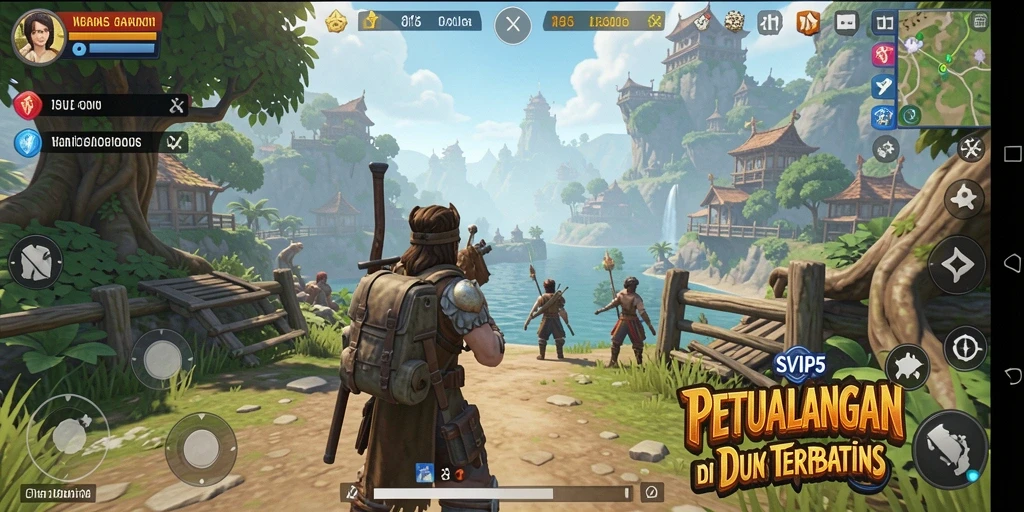 Gameplay mendebarkan di dunia terbuka SVIP5.